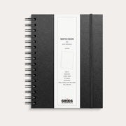 Skitseblok A5 sort kunstskind