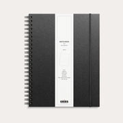 Skitseblok A4 sort kunstskind