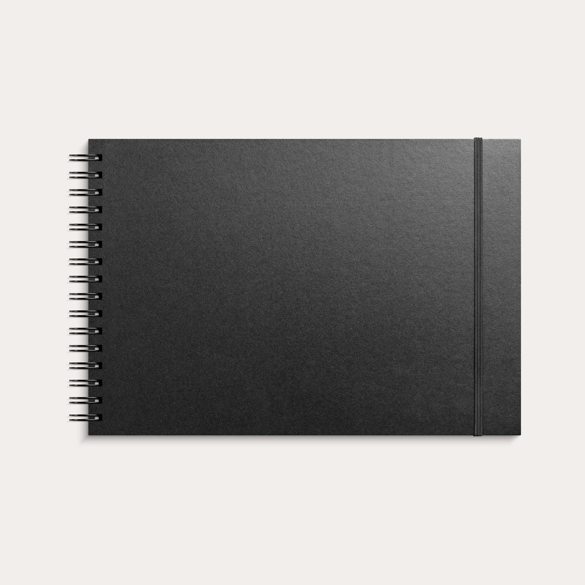Skitseblok A4L sort kunstskind