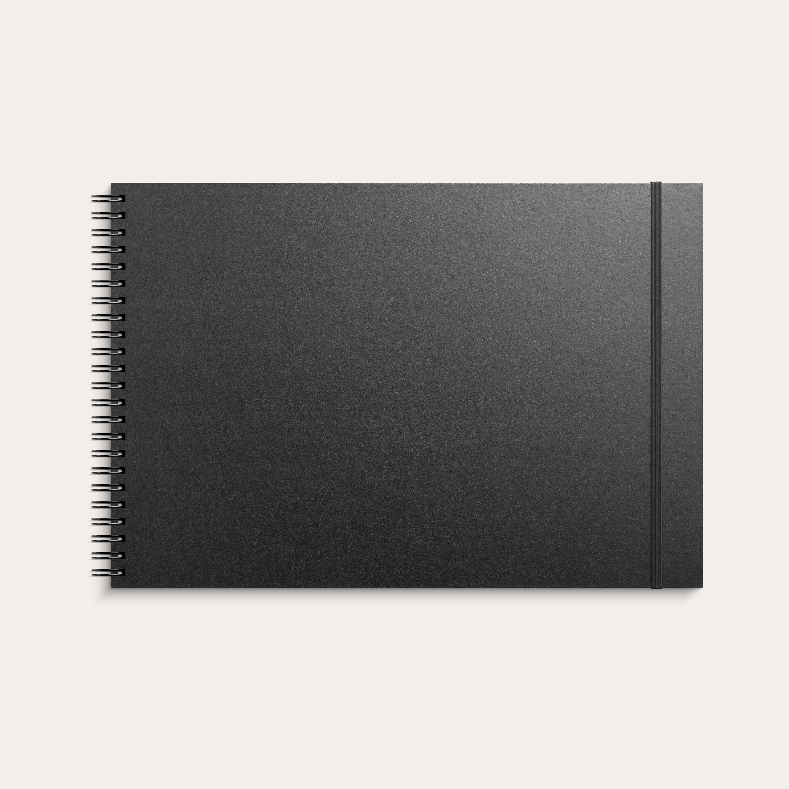 Skitseblok A3L sort kunstskind