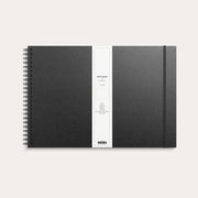 Skitseblok A3L sort kunstskind