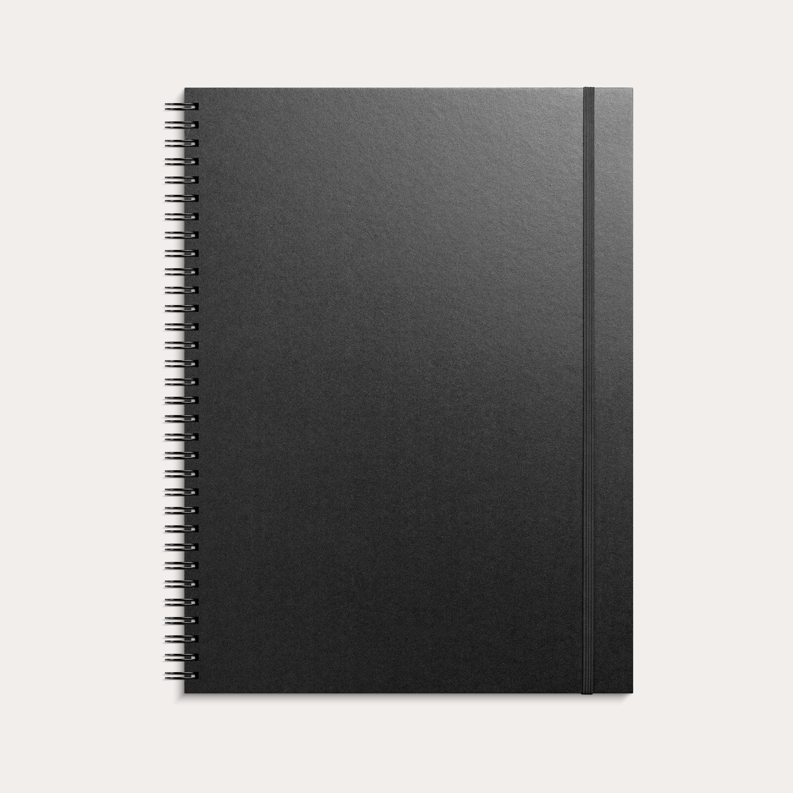 Skitseblok A3 sort kunstskind