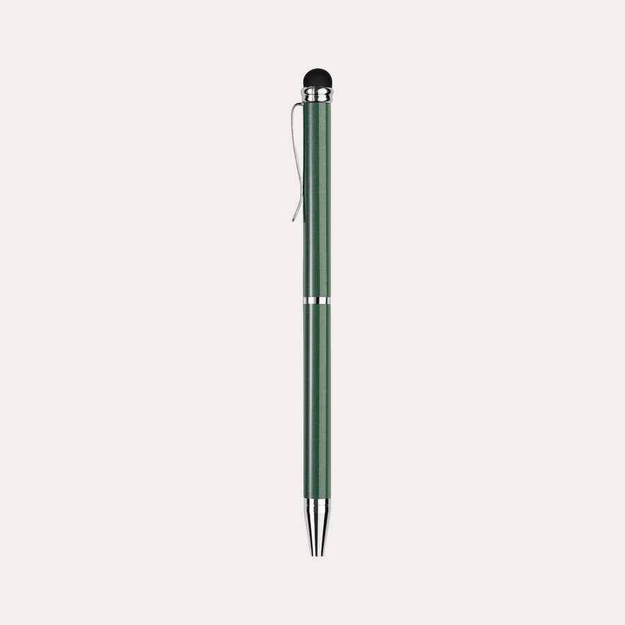Kuglepen med touch-funktion metallic grøn