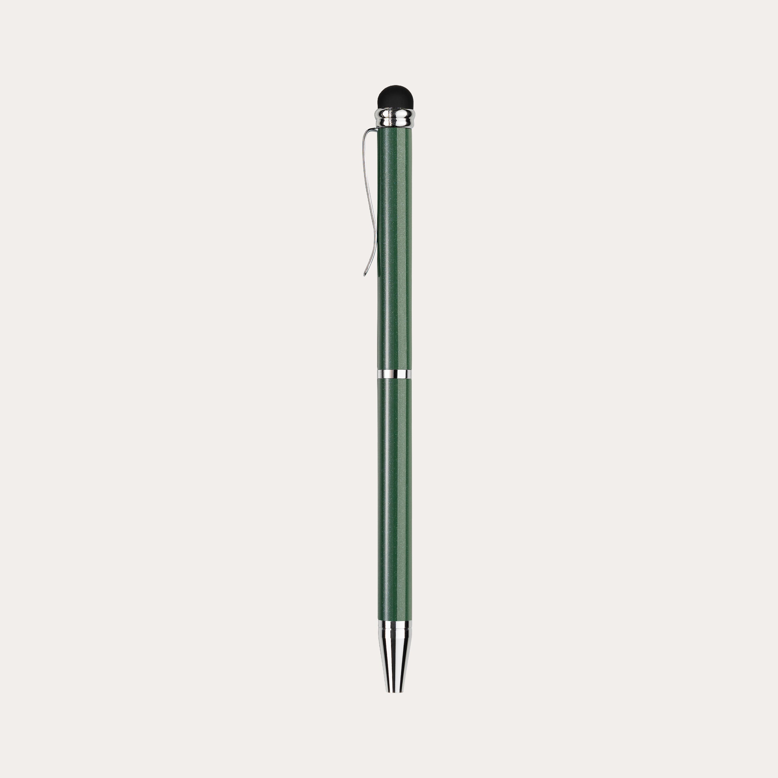 Kuglepen med touch-funktion metallic grøn