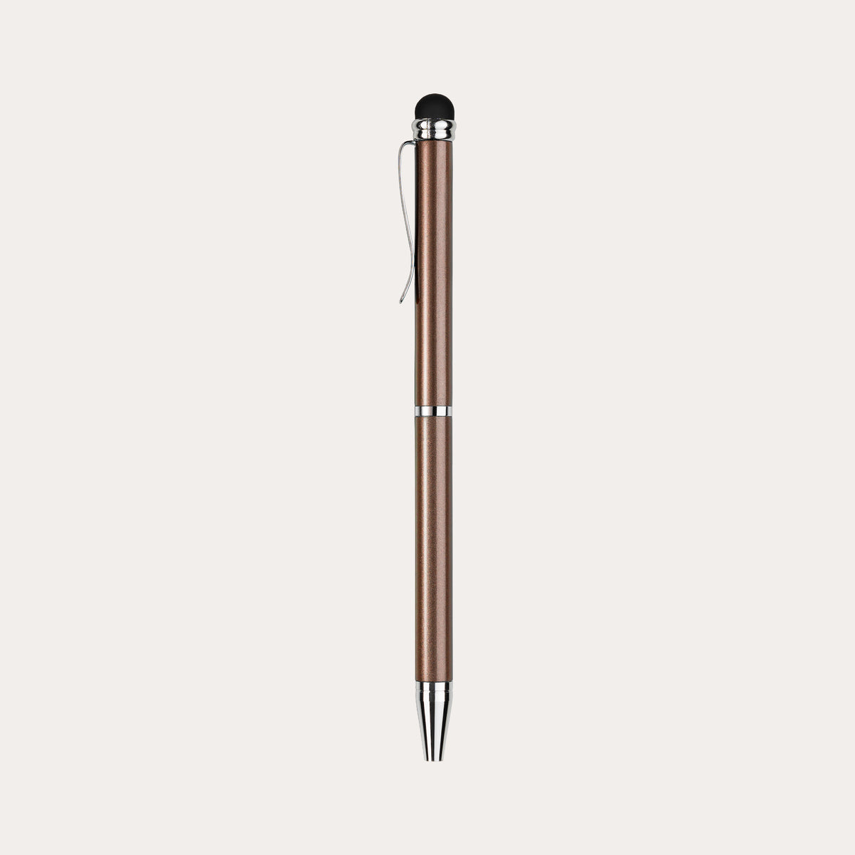 Ballpoint Pen Mini Touch Metallic Brown