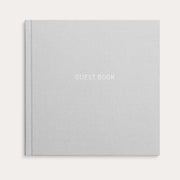 Guest Book tekstilpræg 180x180 mm grå