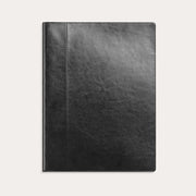 Omslag svart konstläder A4