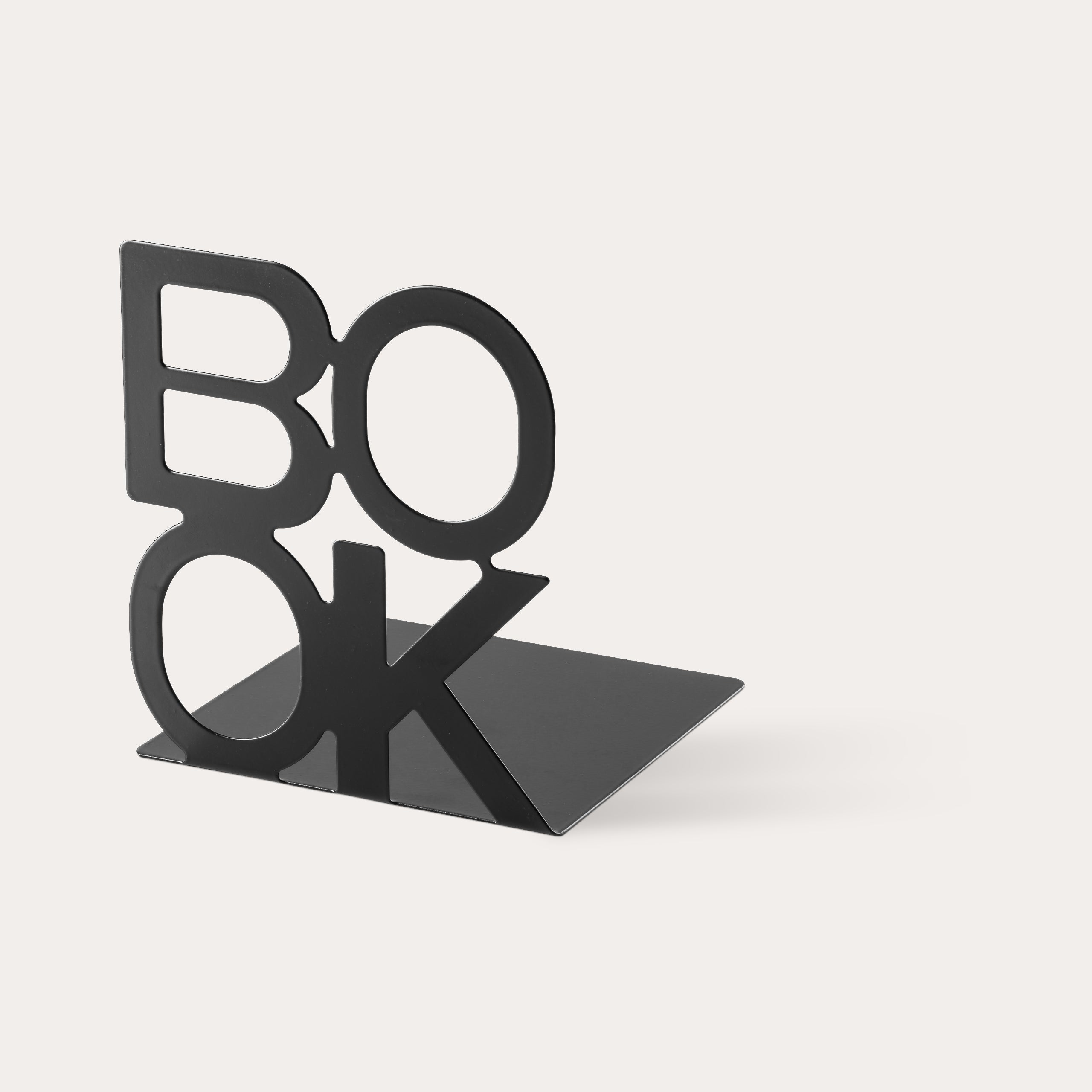 Bogstøtte BOOK 2-pak sort