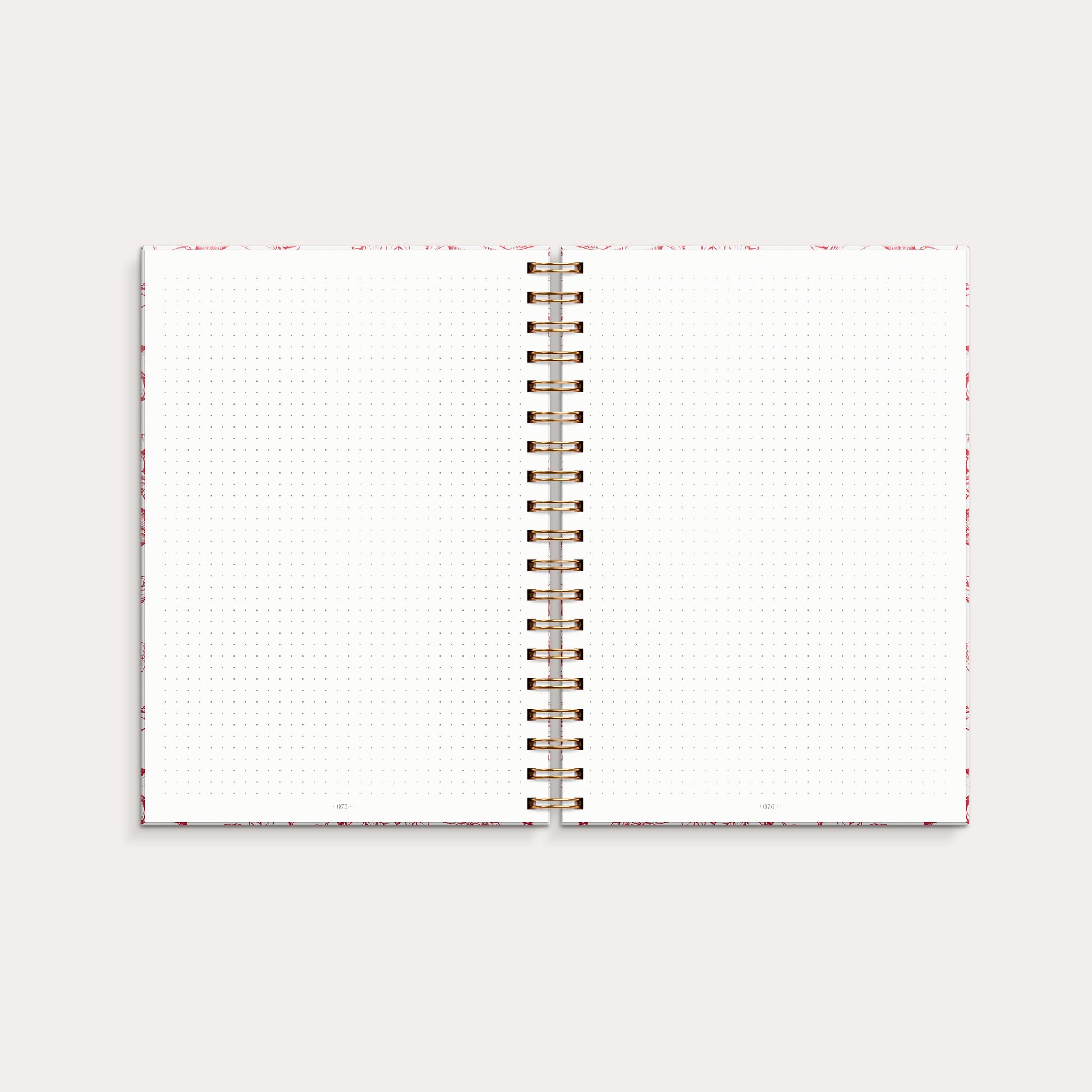 DotNotes B5 Blommor – detail view