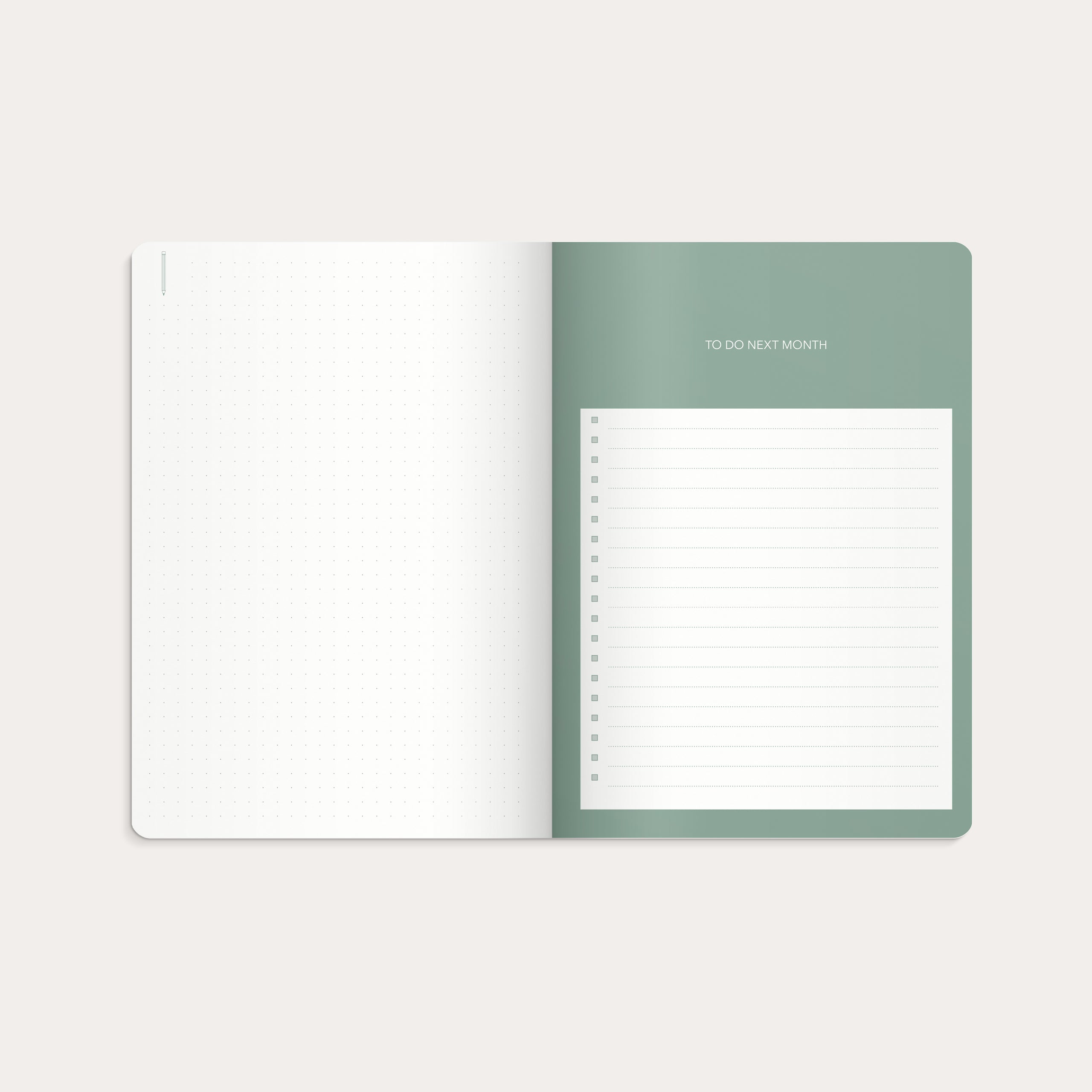 Week Planner undated blue