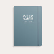 Week Planner undated blue