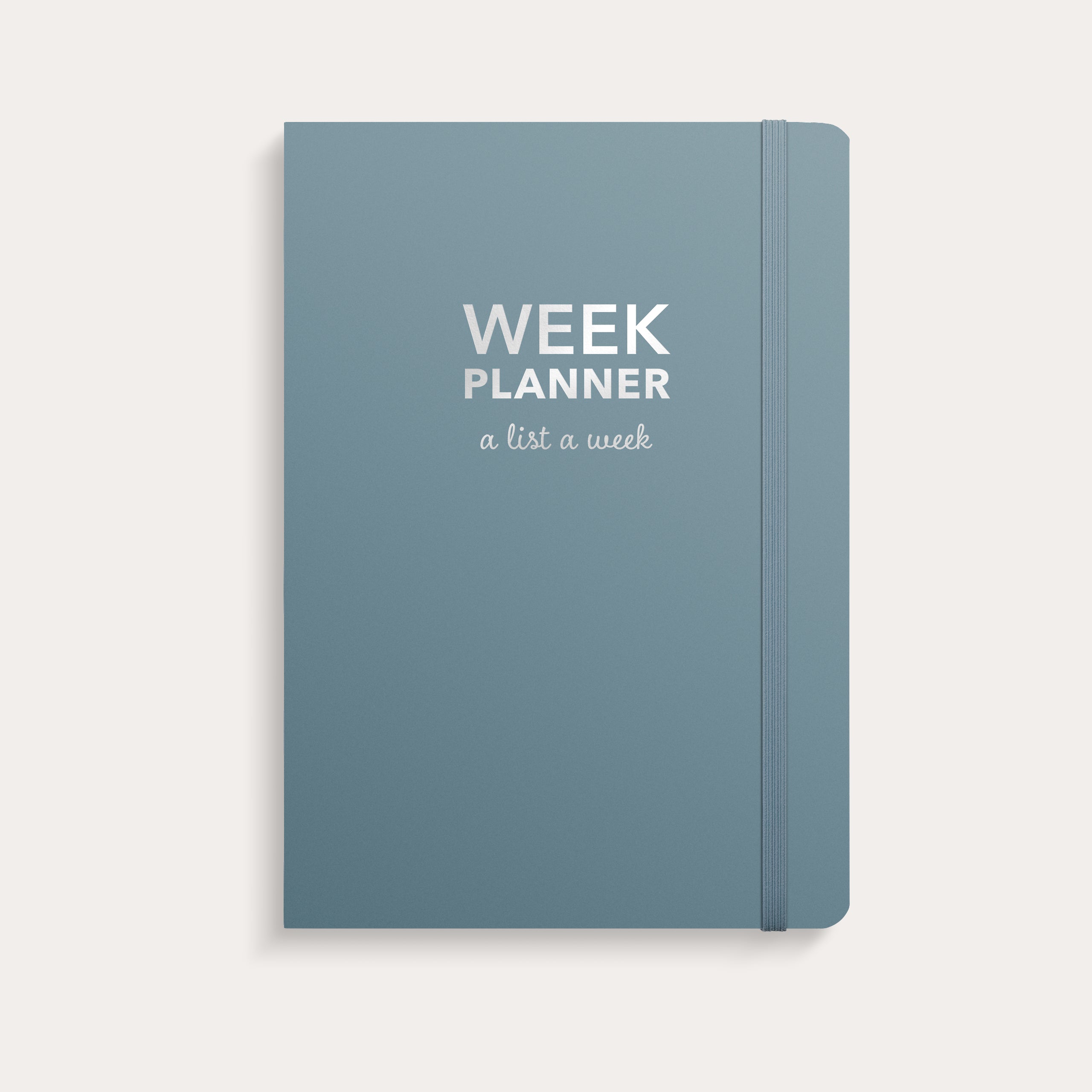 Week Planner blue kalender udateret