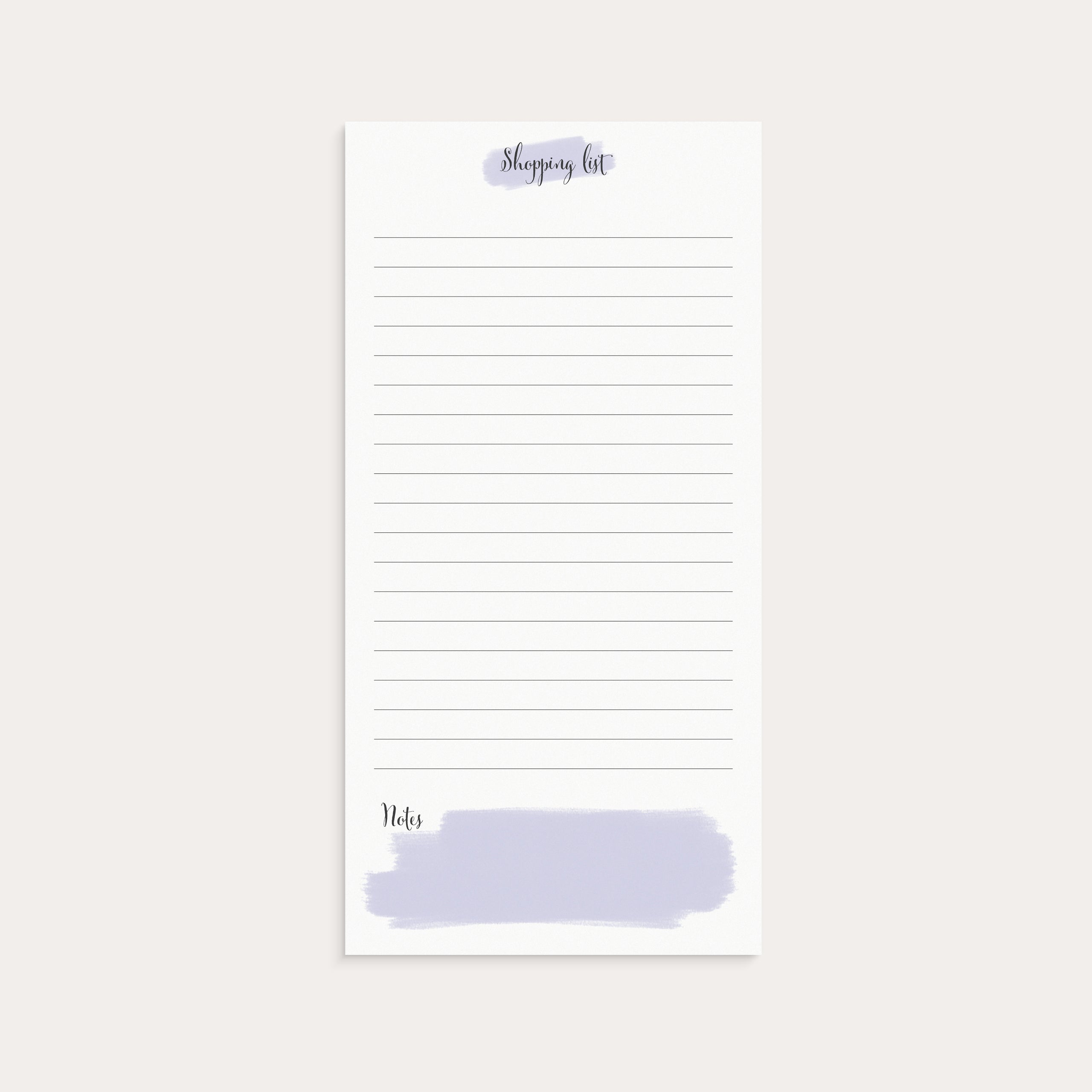 Shopping List Life Organizer