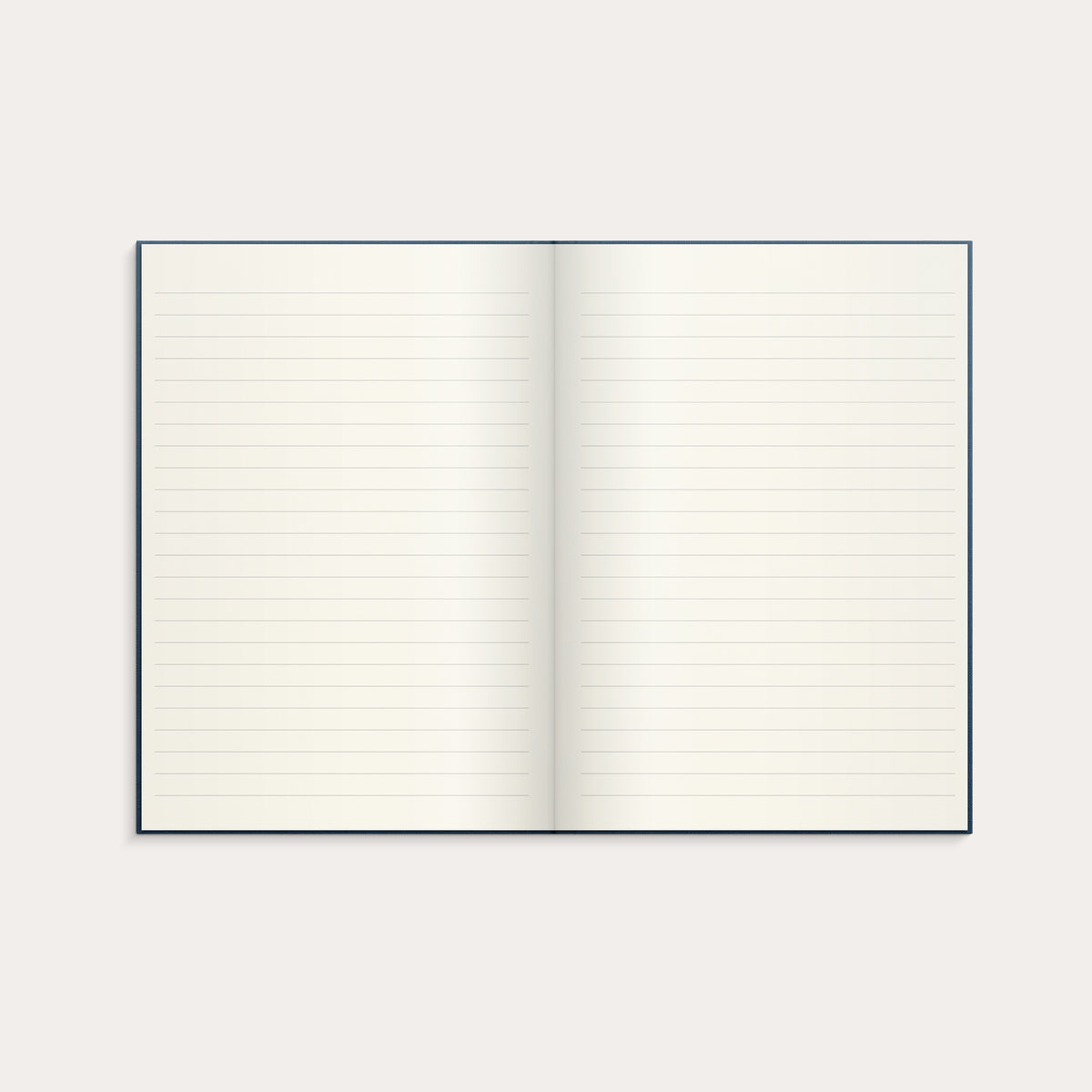 Notebook Textile dark blue lined A5
