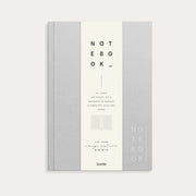 Notebook A5 Textile Light Grey