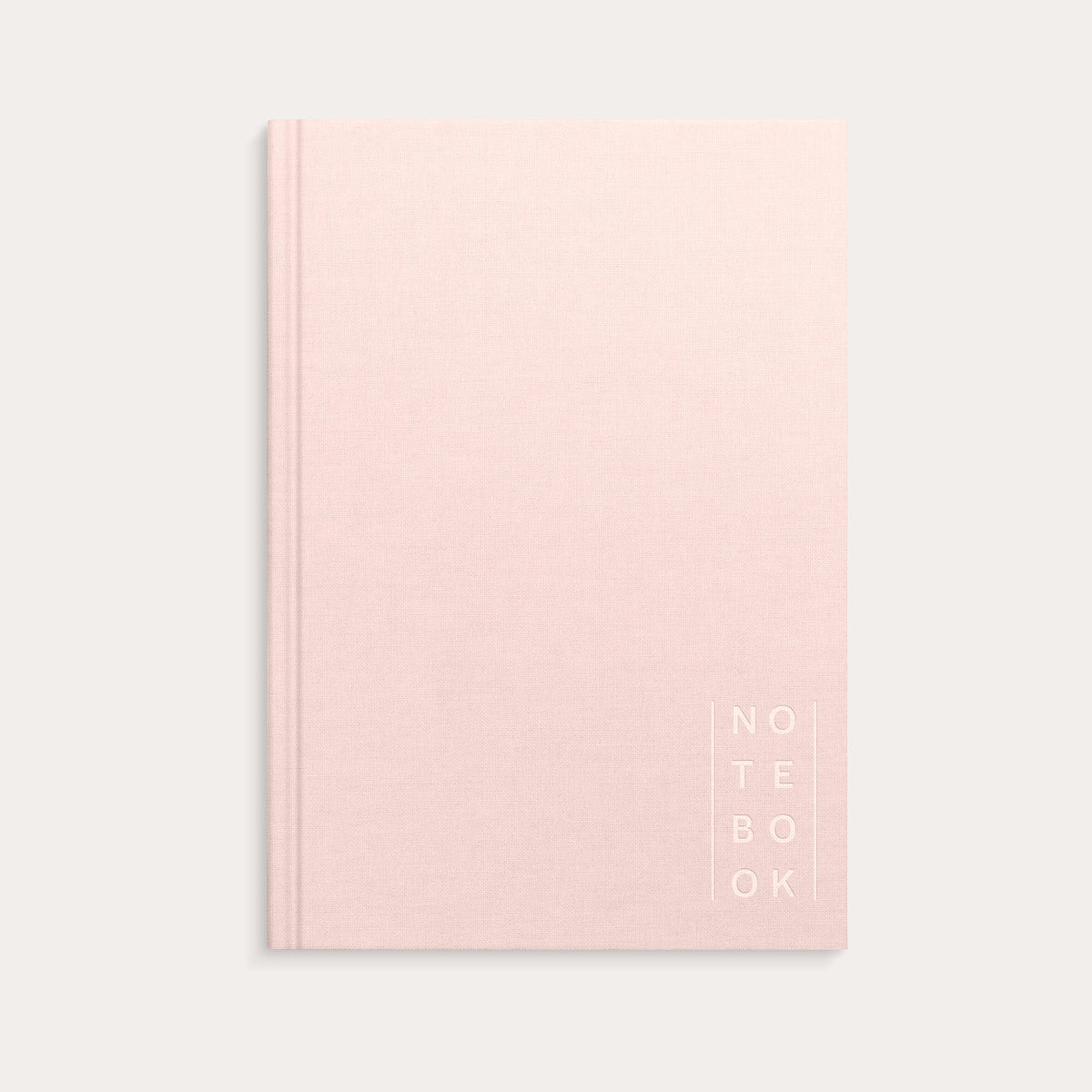 Notebook Textile pink lined A5