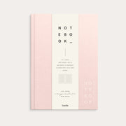 Notebook Textile pink lined A5