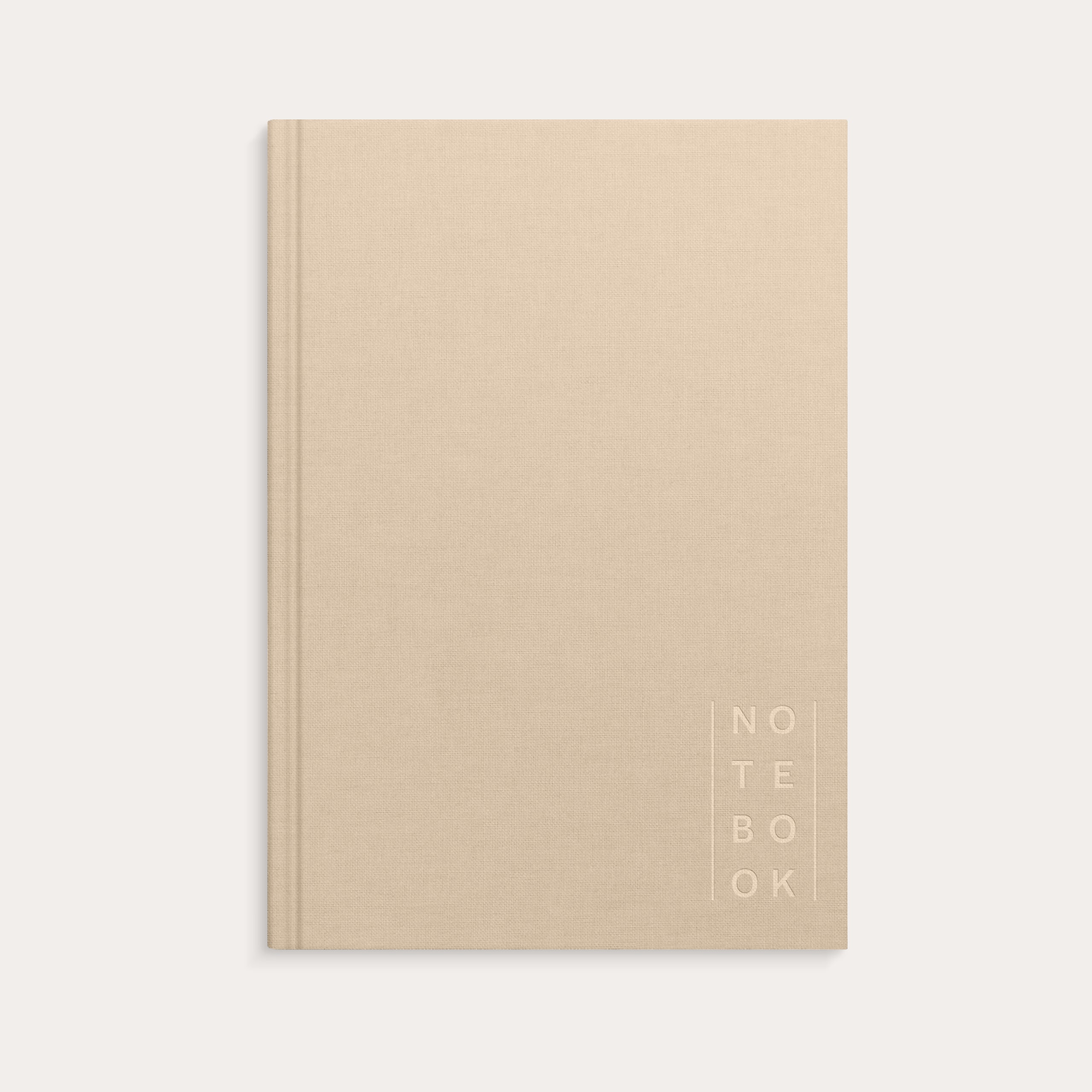 Notebook A5 Textile Beige