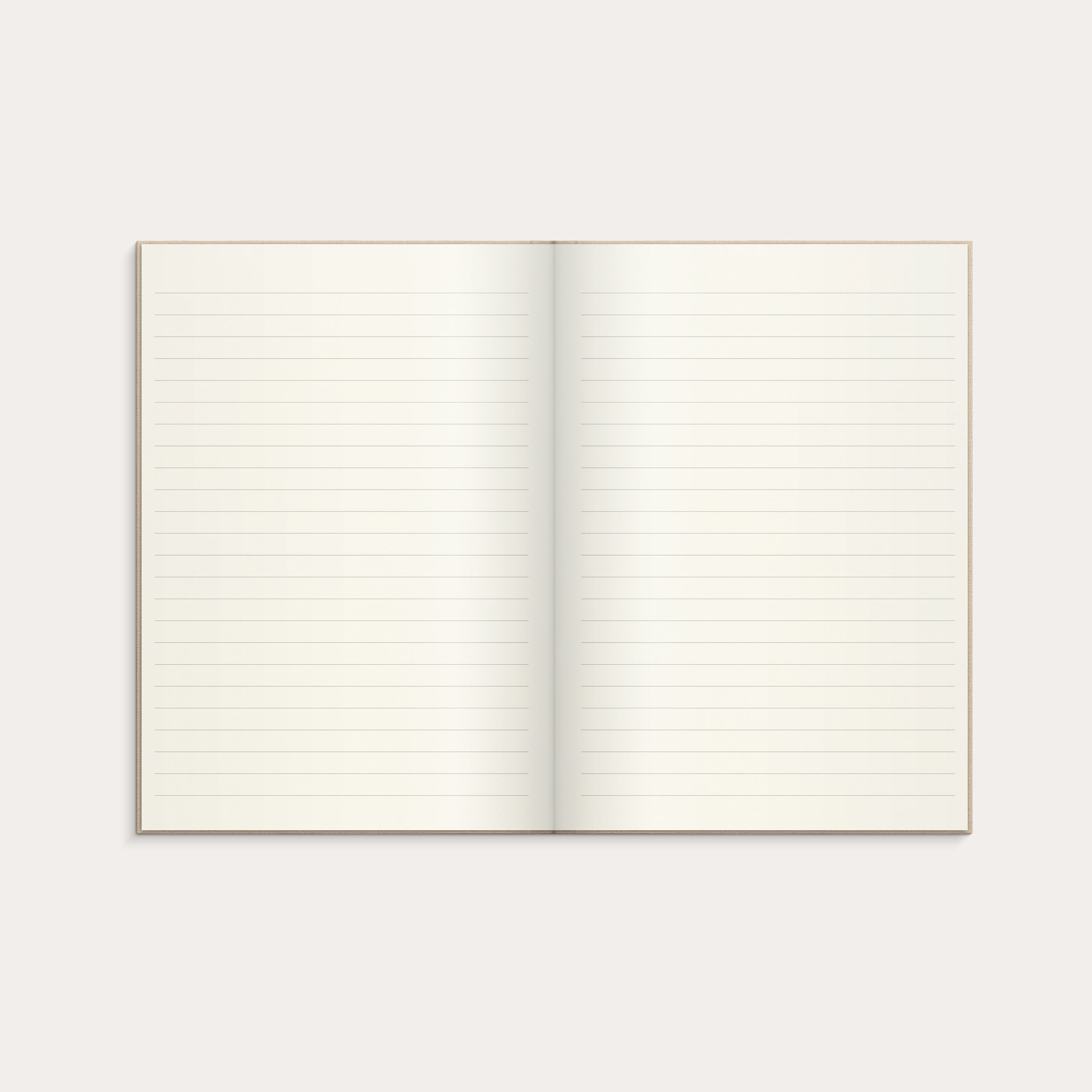 Notebook Textile beige lined A5