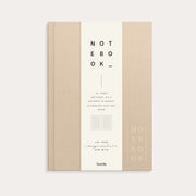 Notebook A5 Textile Beige