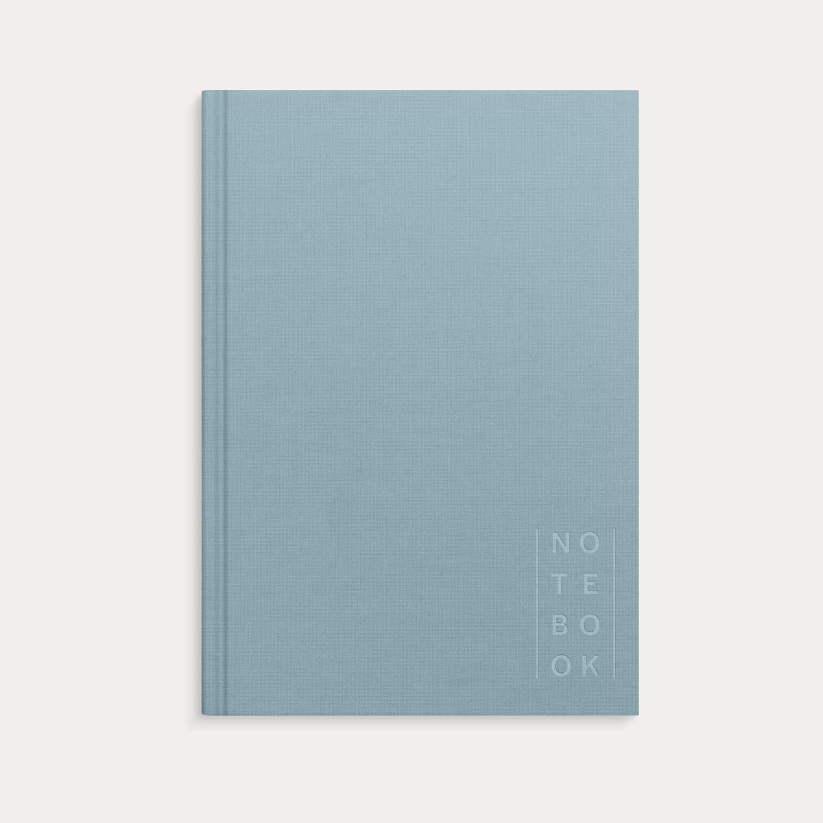 Notebook A5 Textile Light Blue
