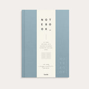 Notebook A5 Textile Light Blue