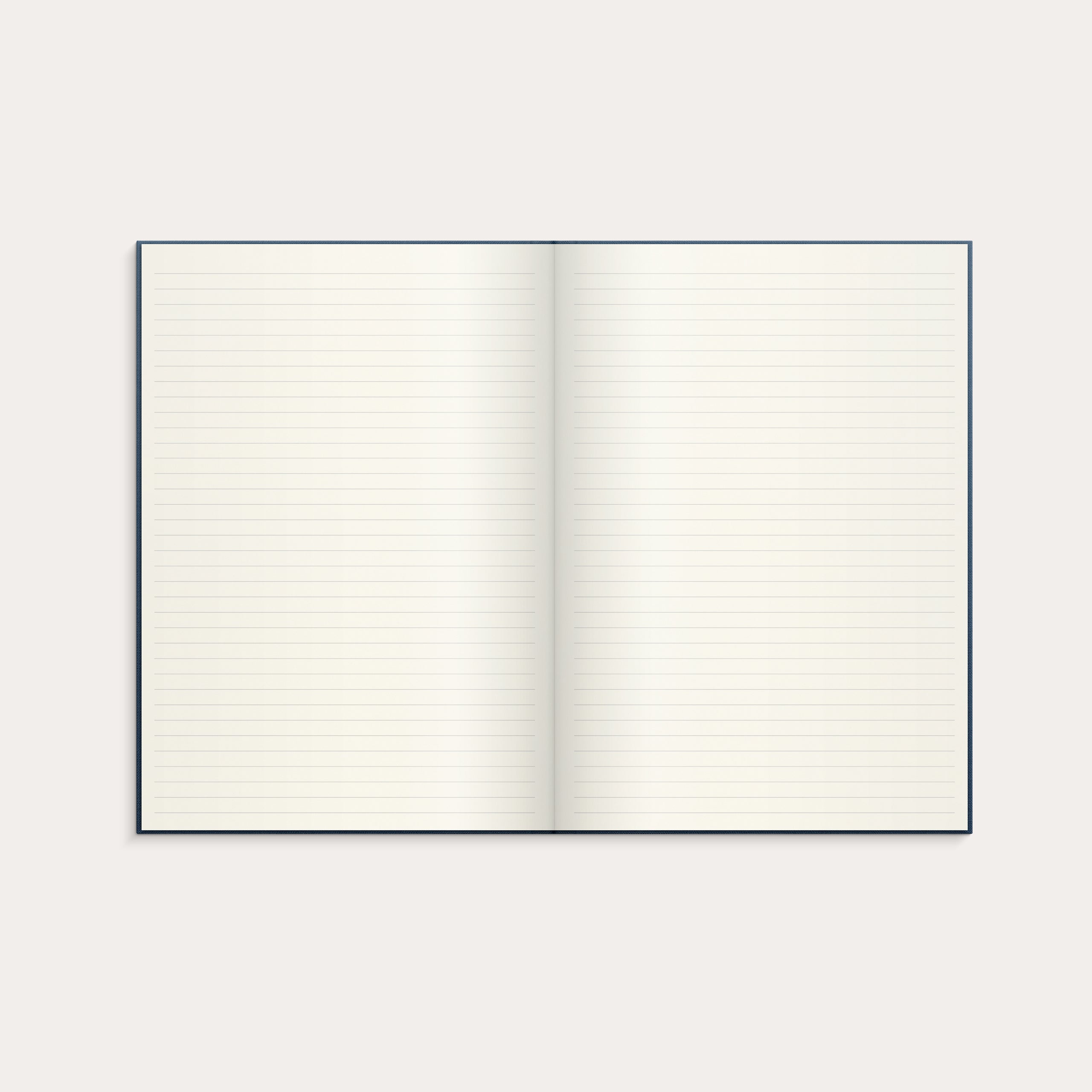 Notebook Textile dark blue lined A4