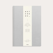 Notebook A4 Textile Light Grey