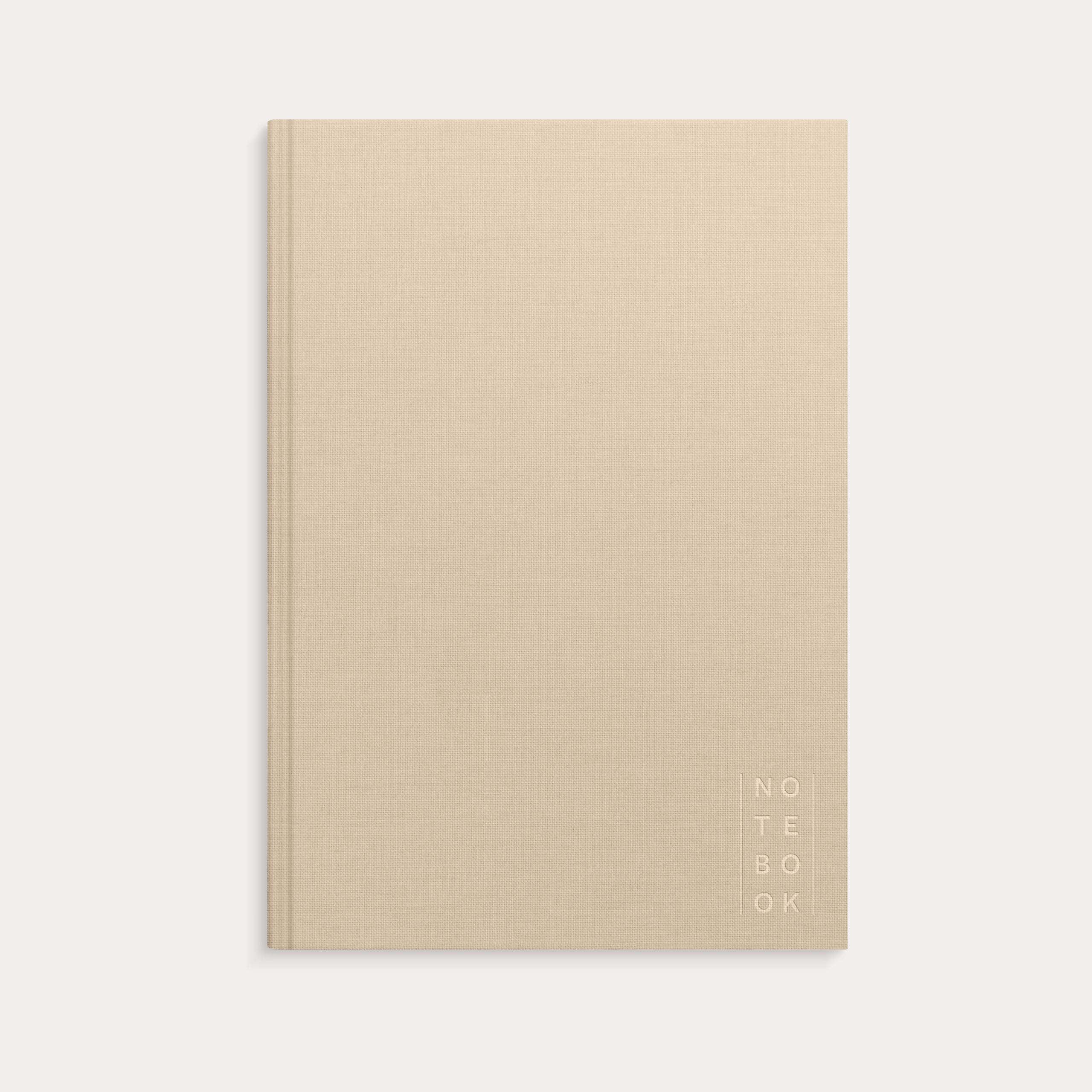 Notebook A4 Textile Beige