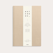 Notebook A4 Textile Beige