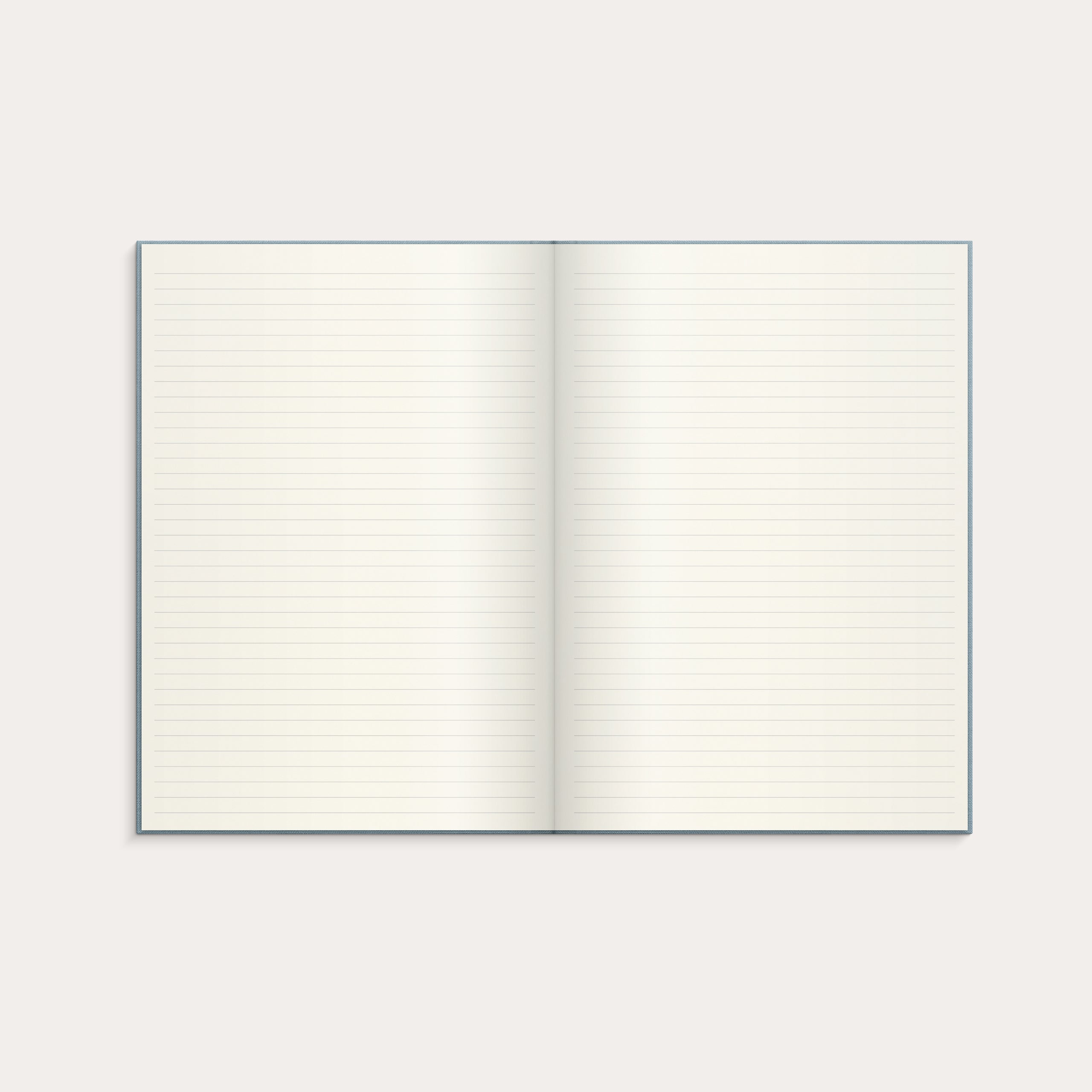 Notebook A4 Textile Light Blue