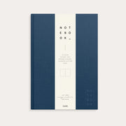 Notebook A4 Textile Dark Blue