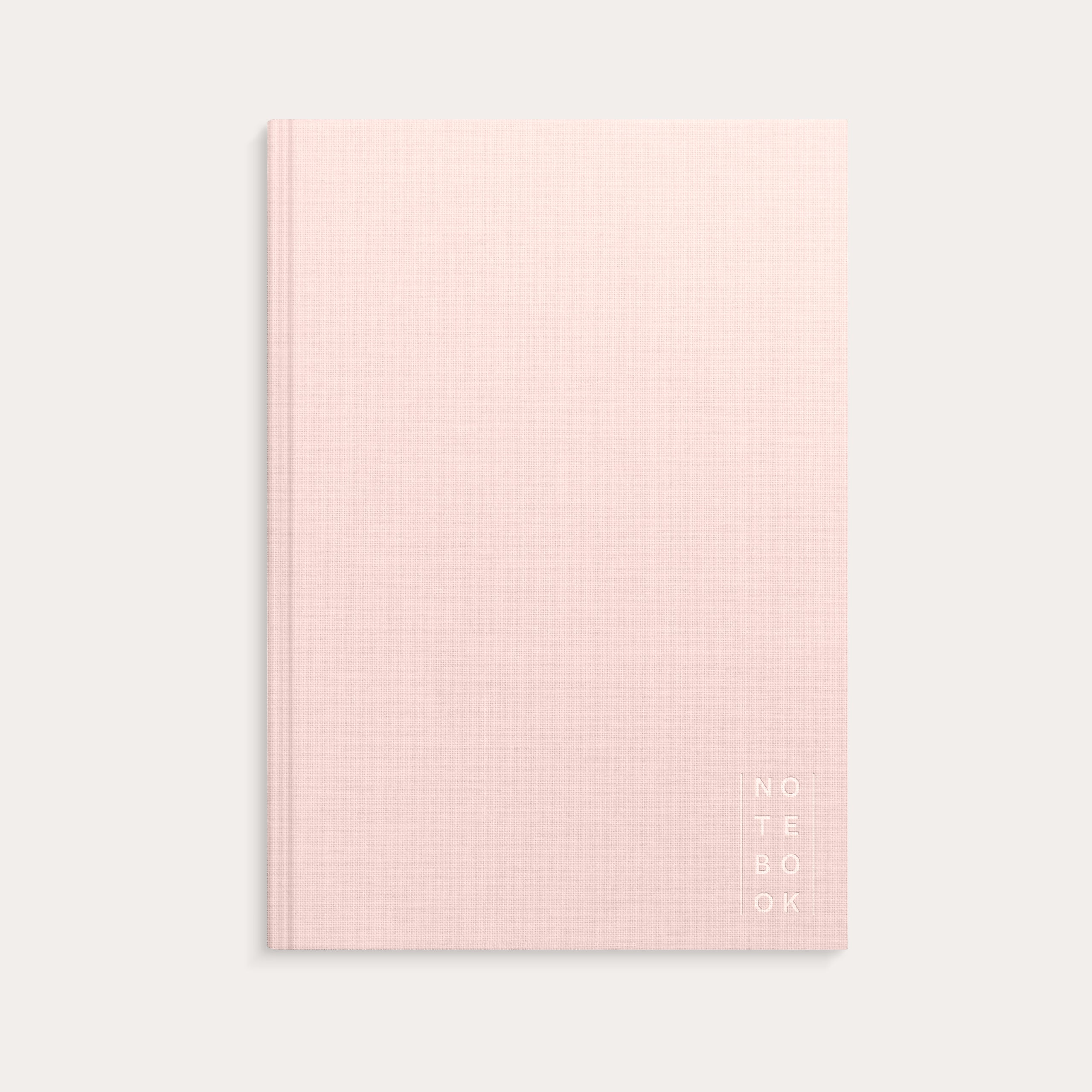Notebook Textile pink blank A4