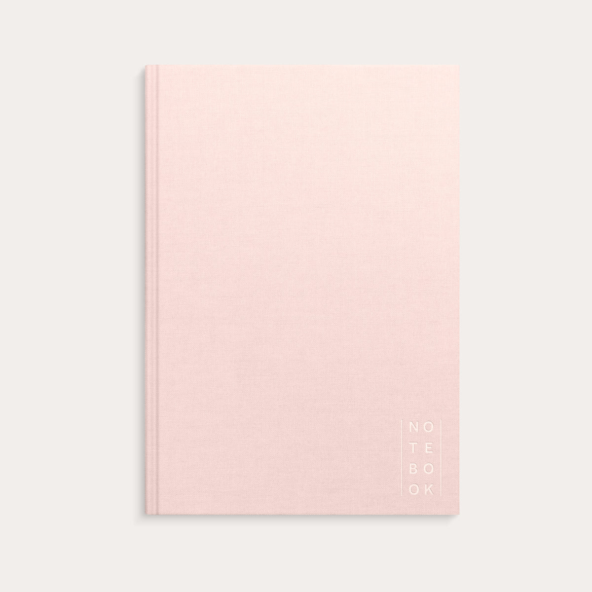 Notebook Textile pink blank A4