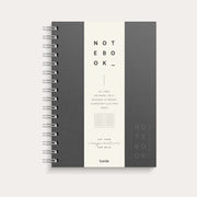 Notebook A5 Textile Dark Grey