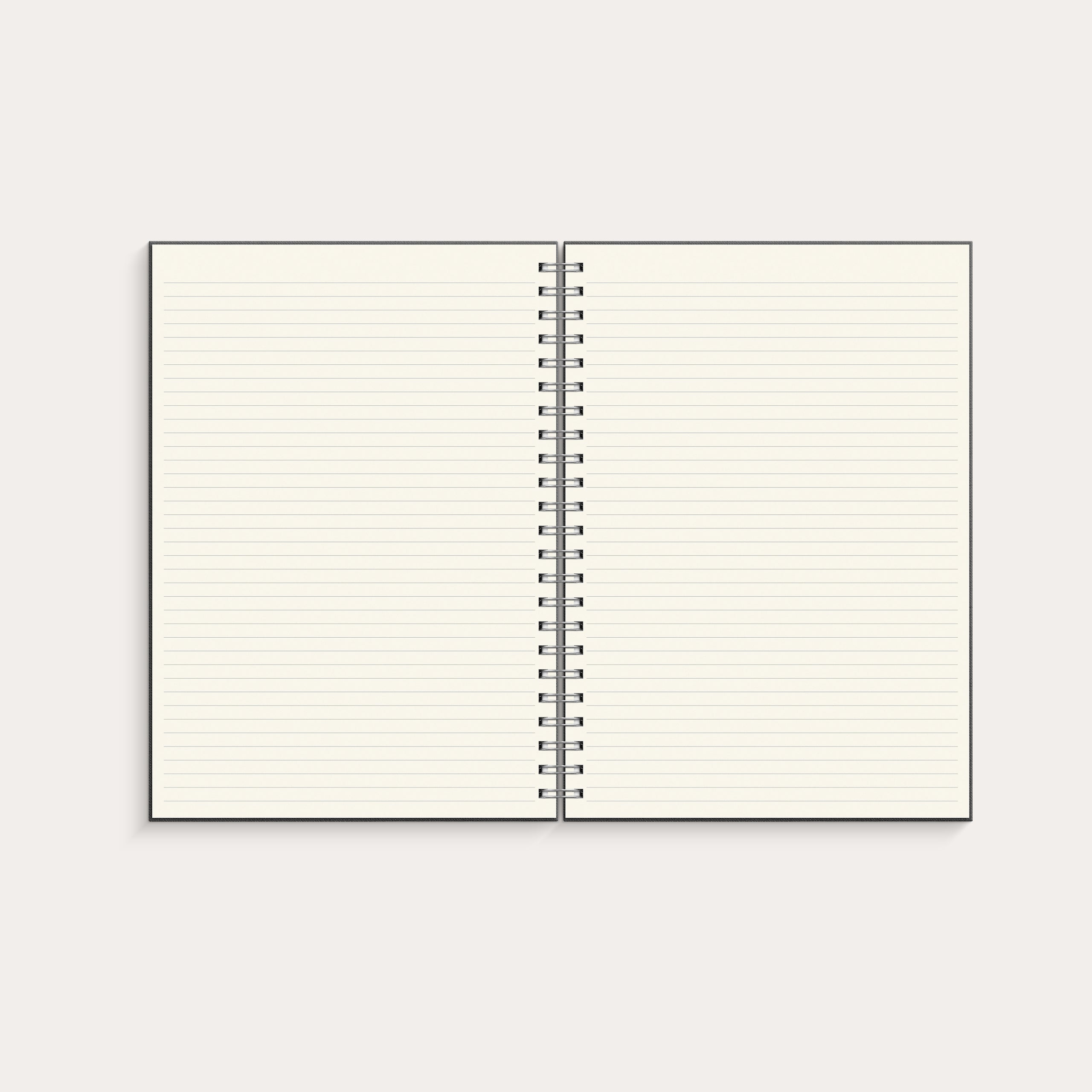 Notebook Textile dark grey lined A4