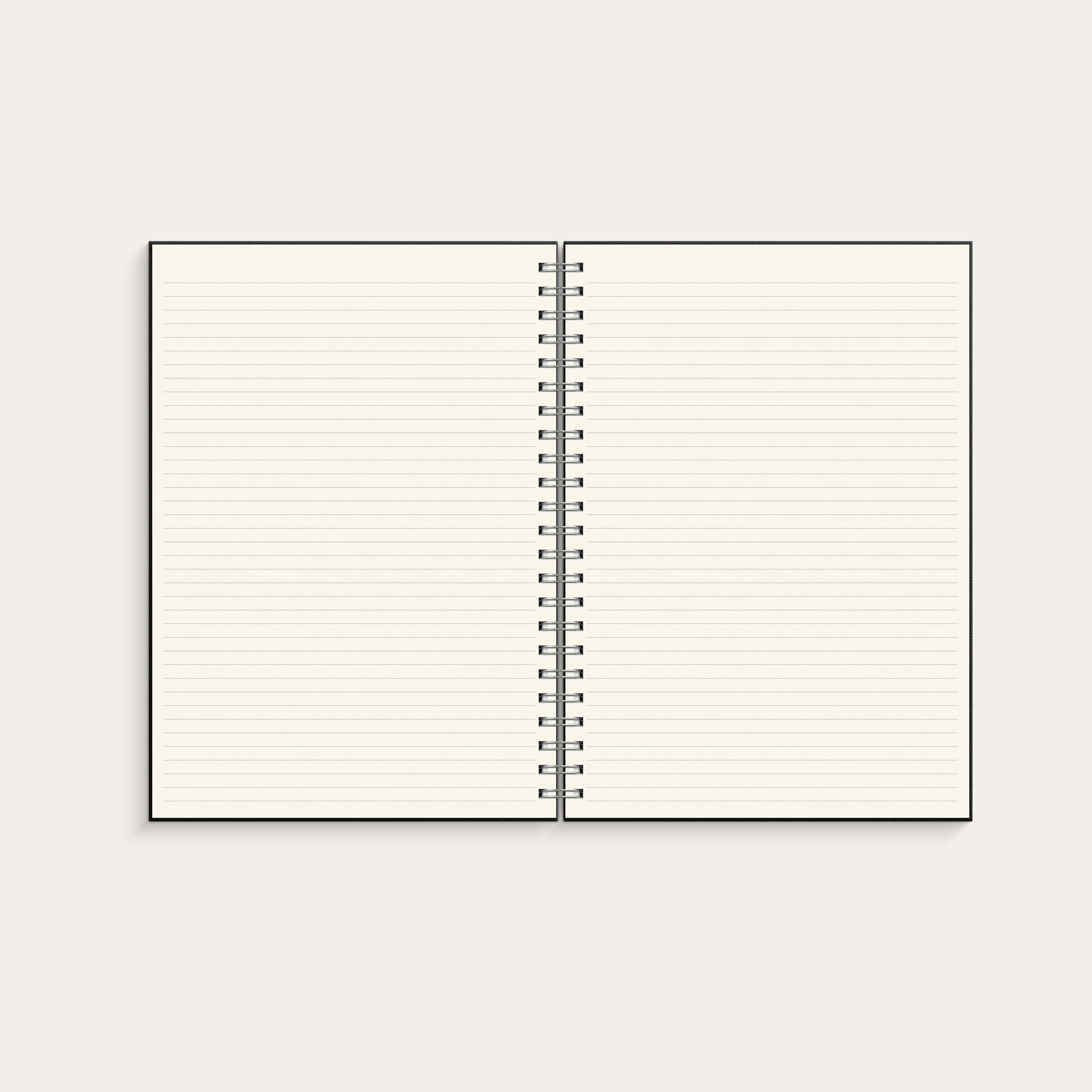 Notebook Textile black lined A4