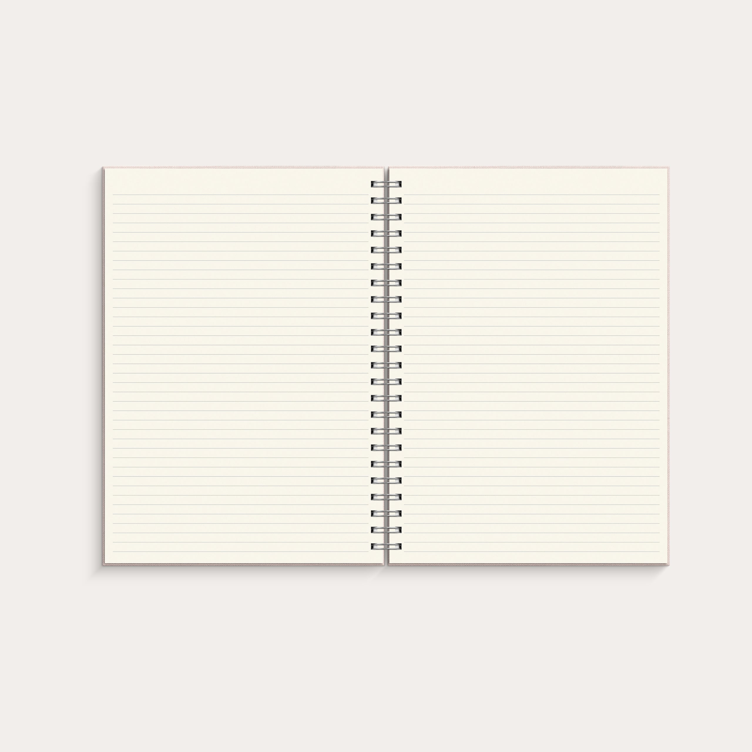 Notebook Textile spiralbound pink lined A4