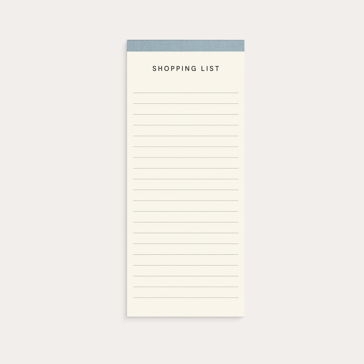 Shopping list Textile