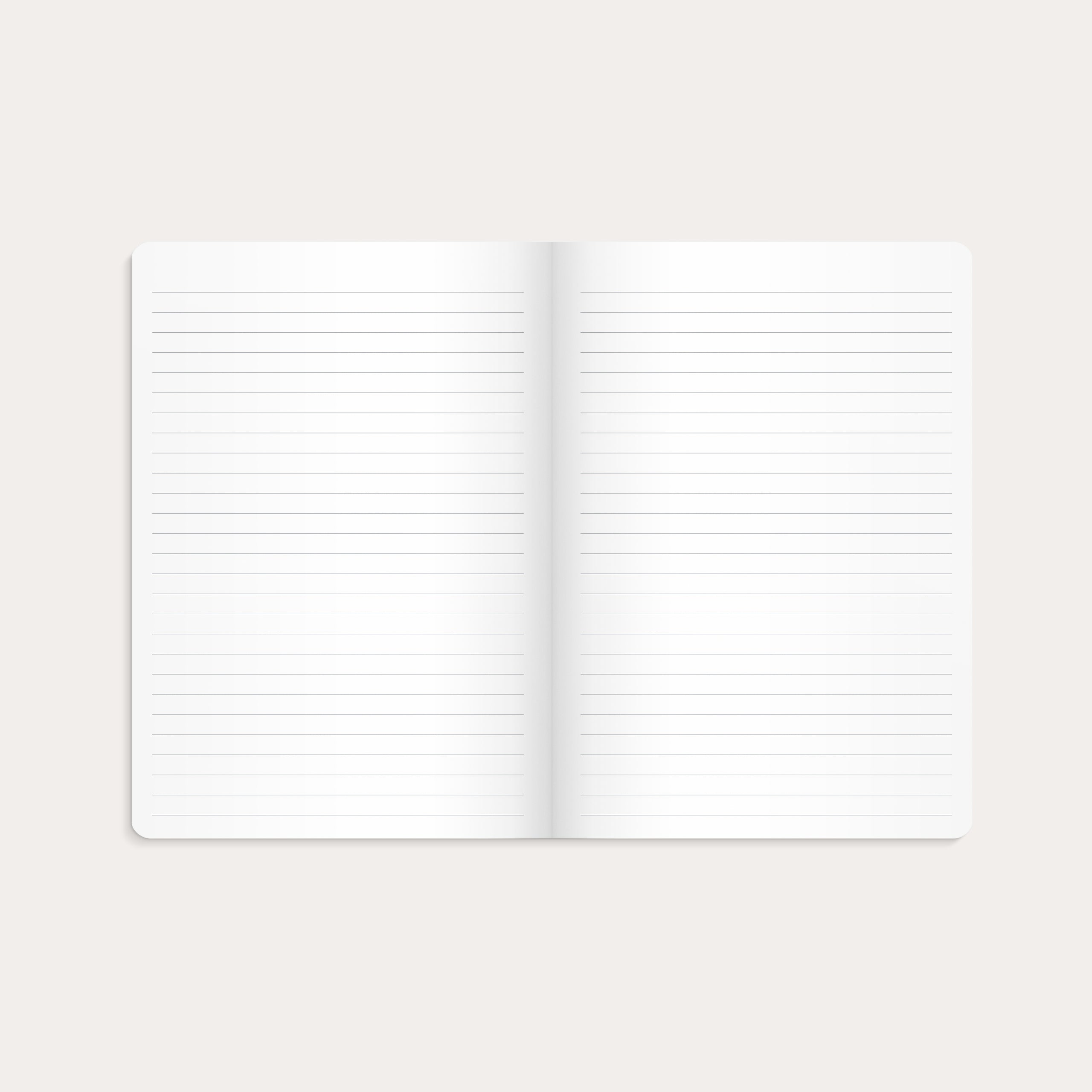 Notebook Flower & Notes 2 pack