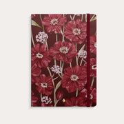Notebook A5 Deluxe Burgundy Flower