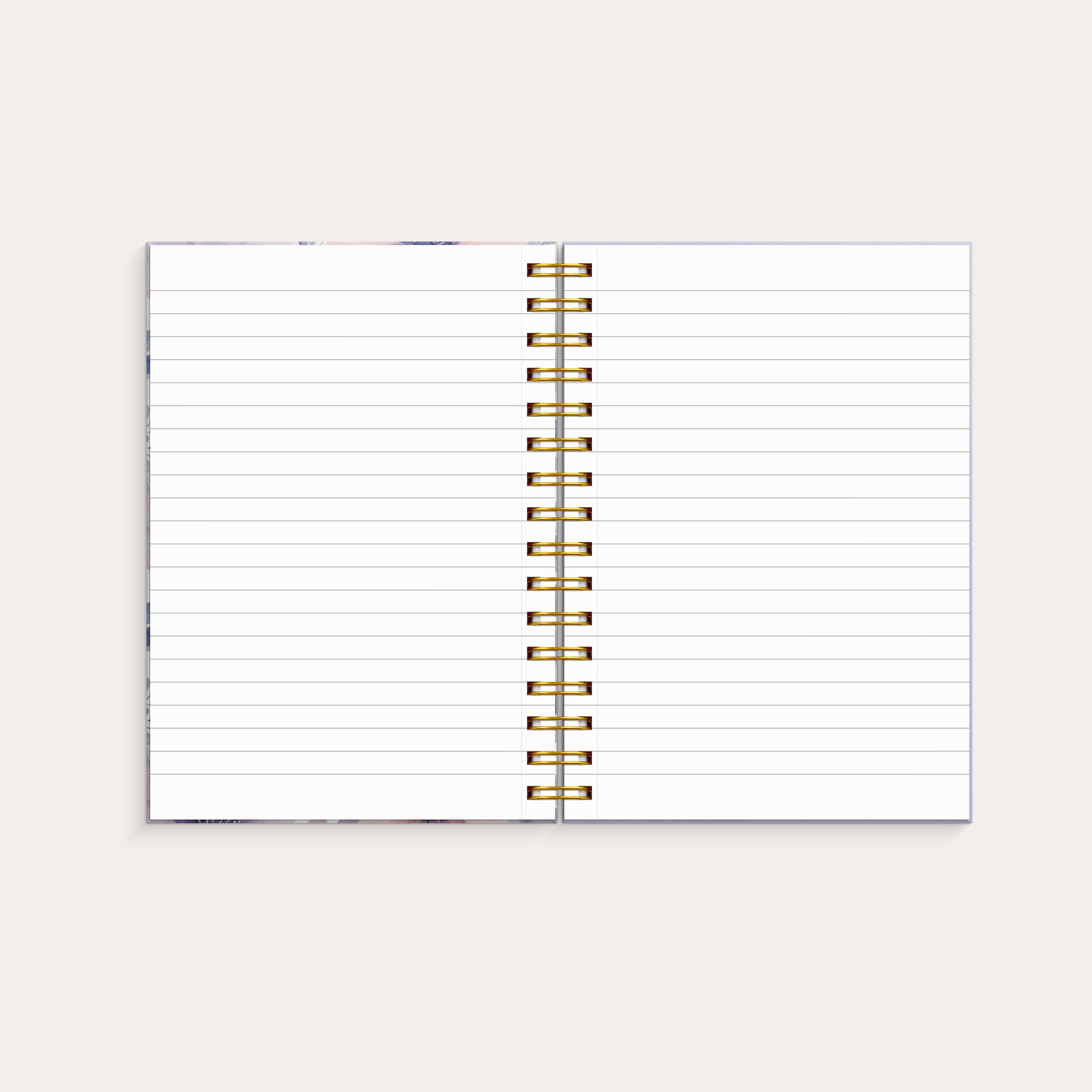 Notebook A5 Lilac flowers