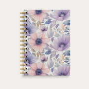 Notebook A5 lilac flowers