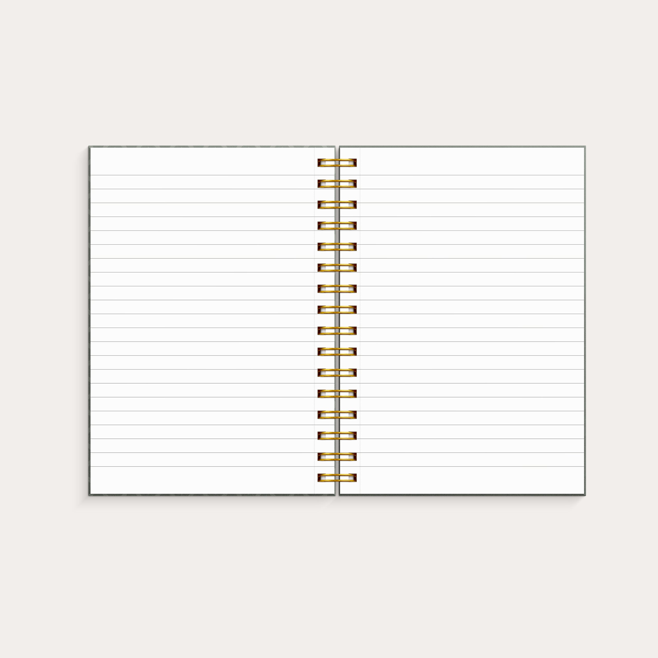 Notebook A5 green pattern