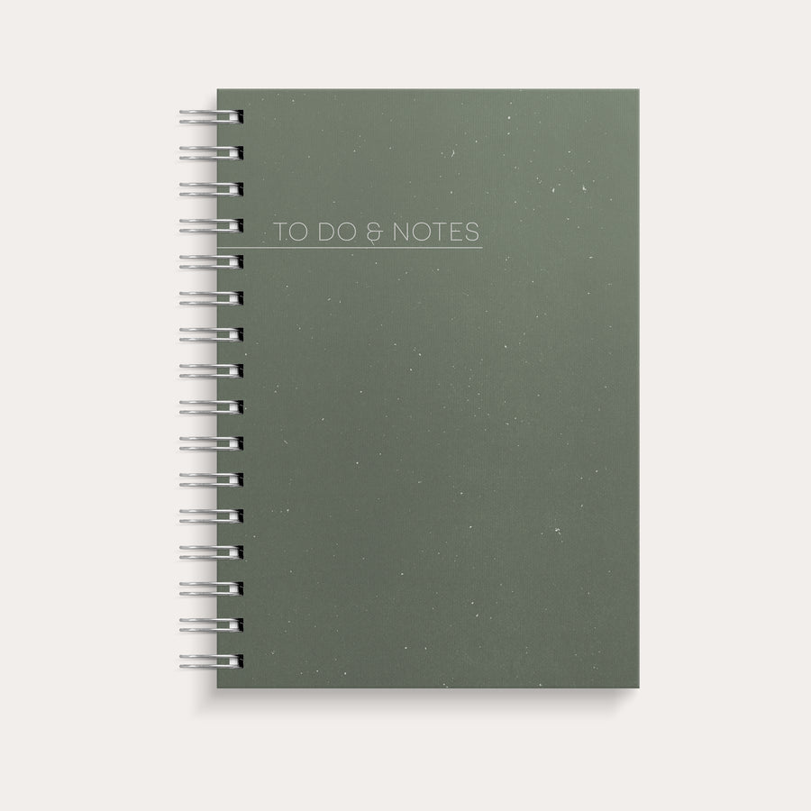 Notebook & To Do's A5 green