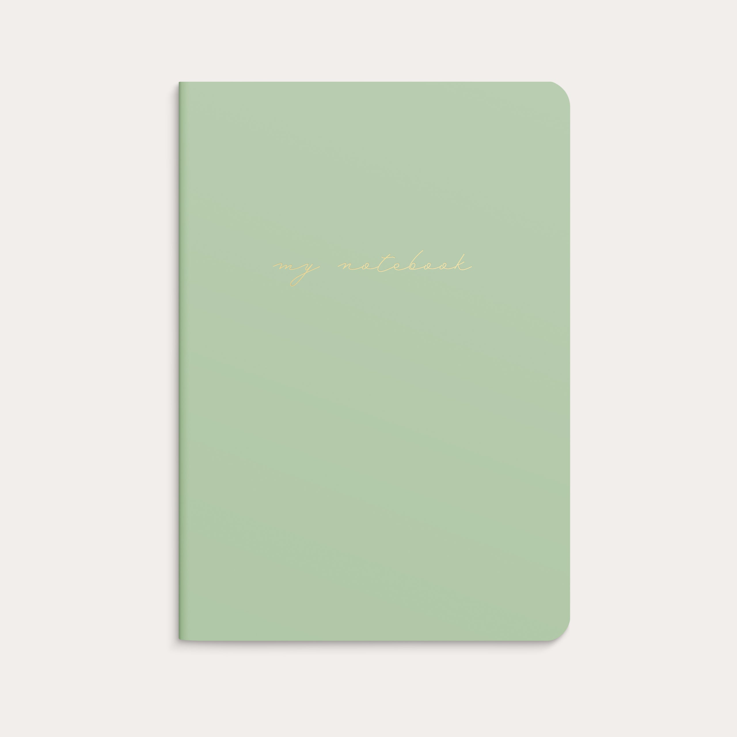 Notebook Green & Pattern 2-pack