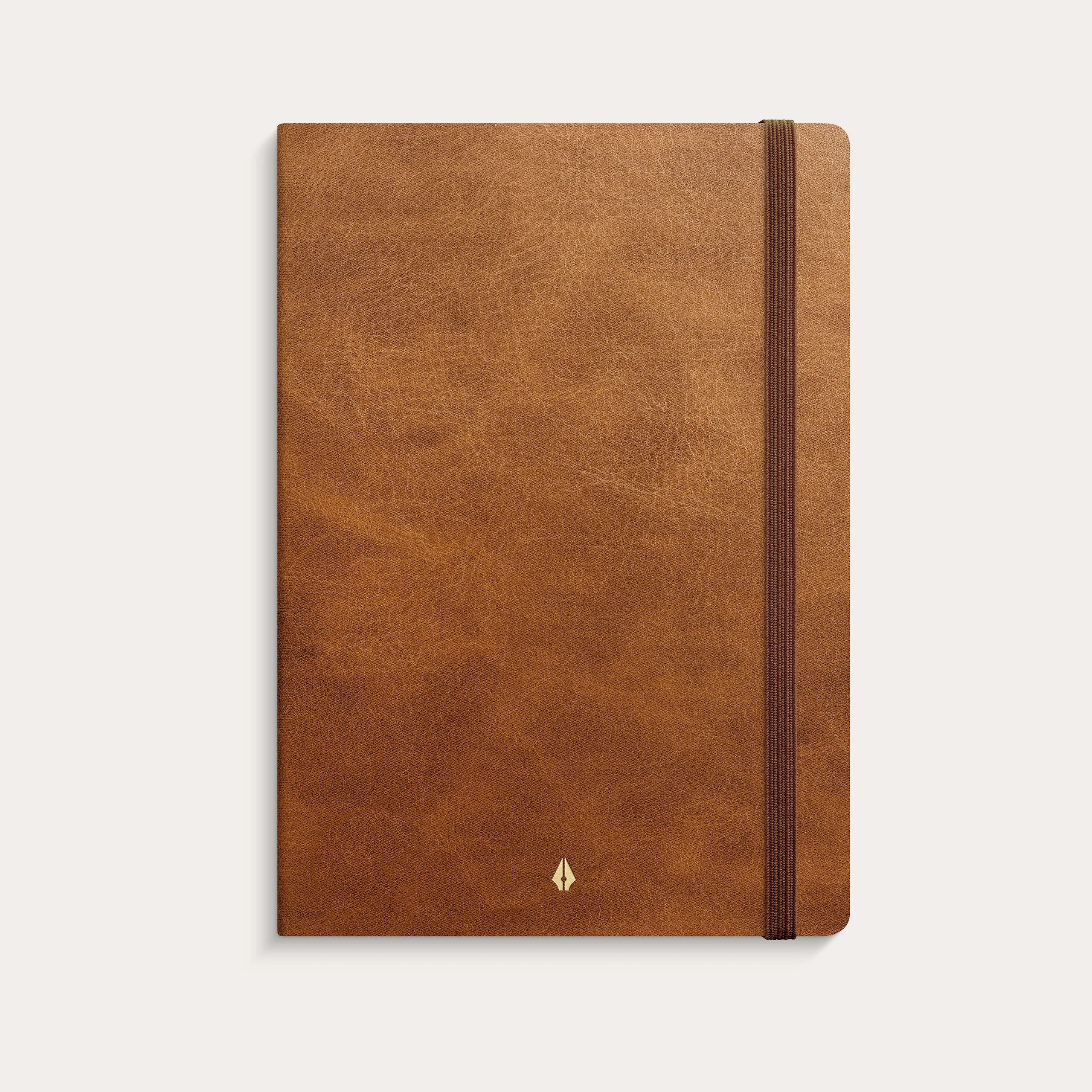 Notebook Deluxe A5 Blank Brown