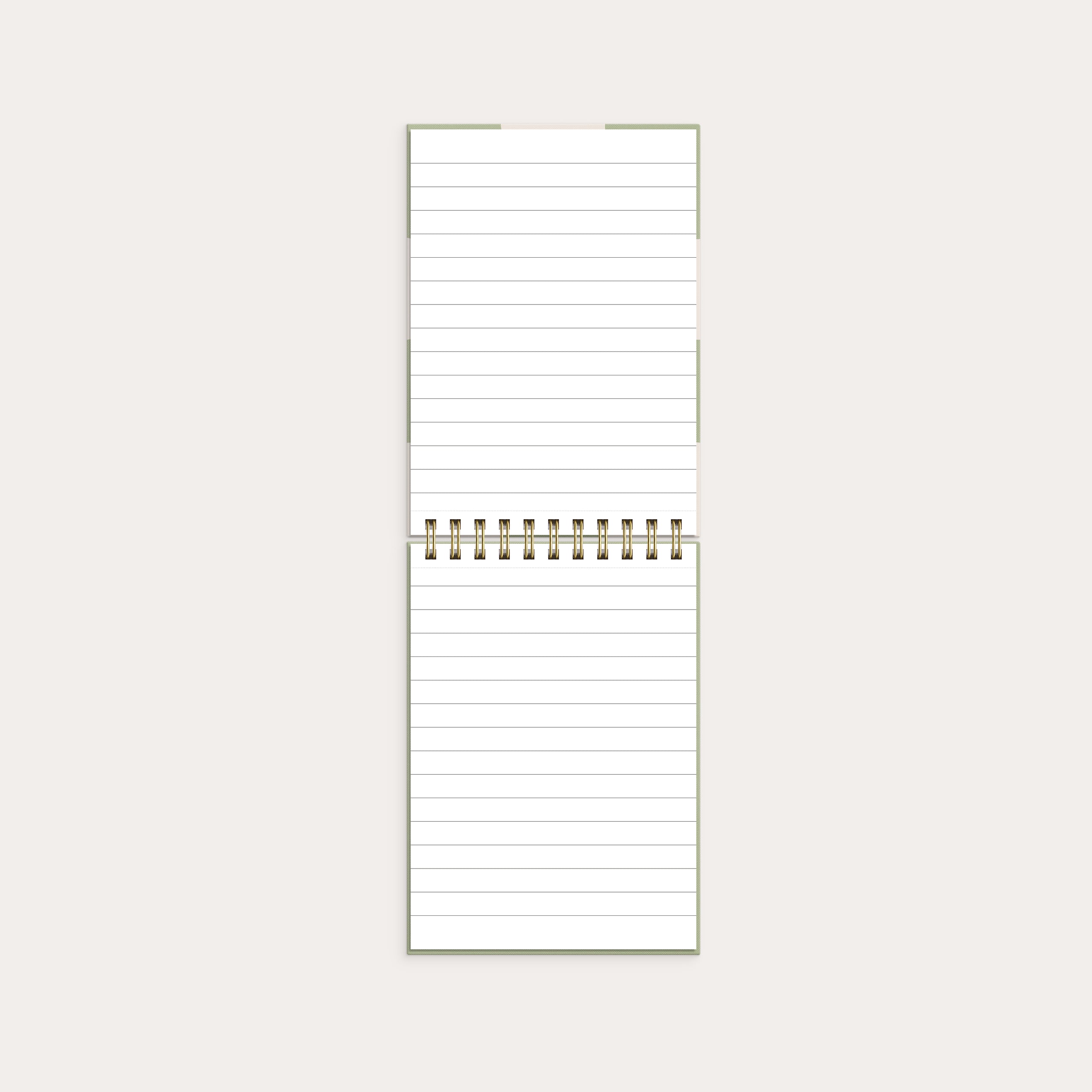 Notebook lined A6 Checkered