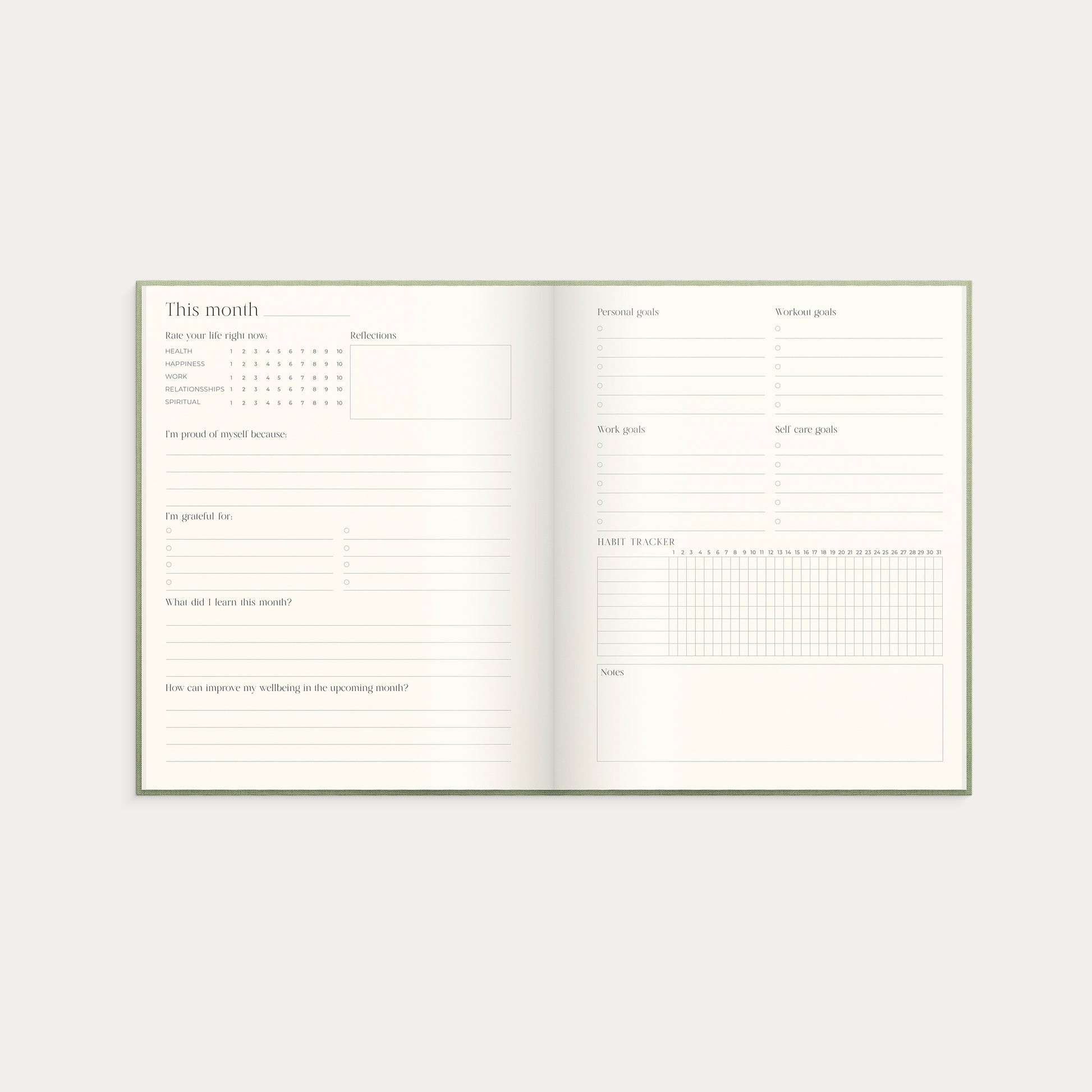 The Wellness Planner