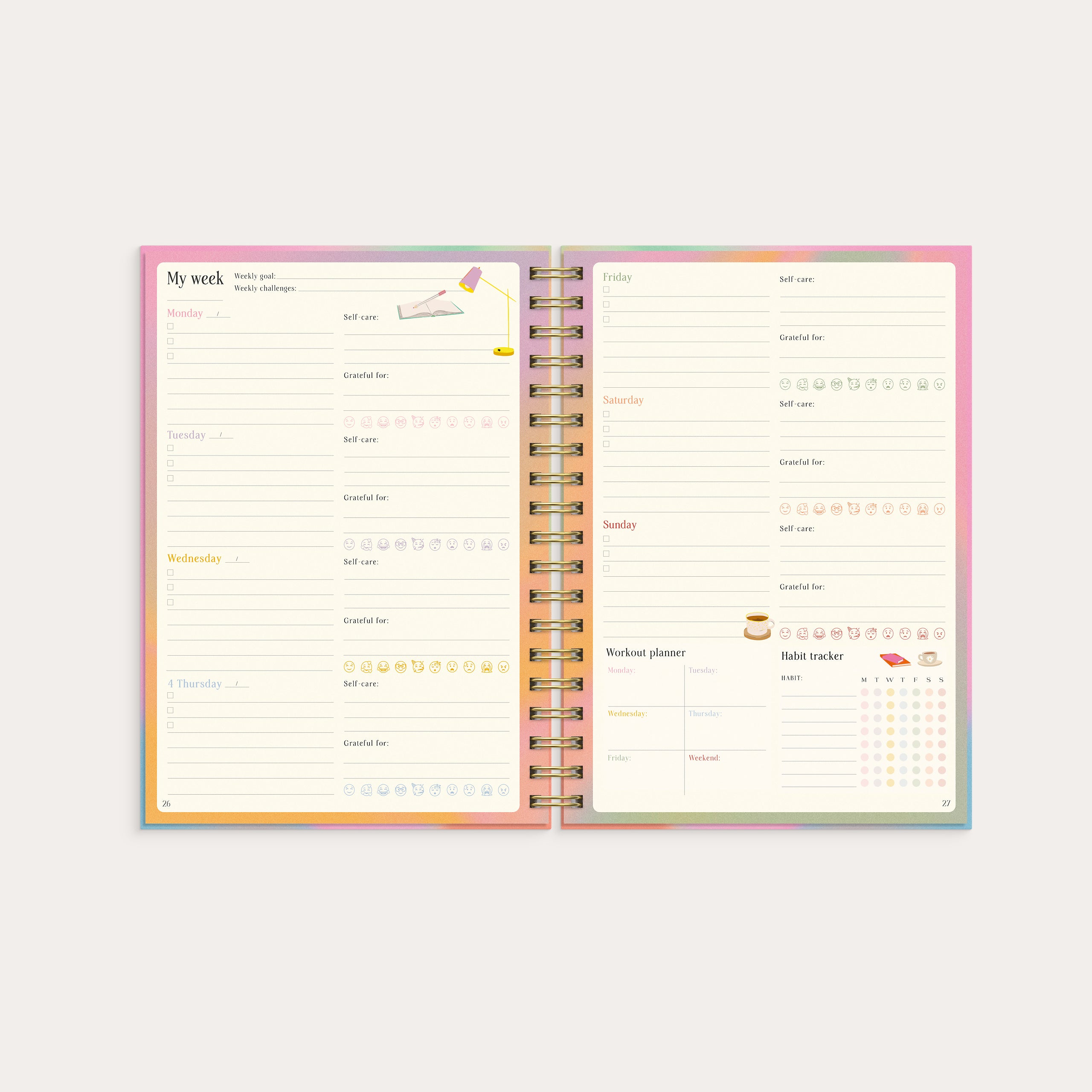 Self Care Planner